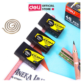 Tẩy Gôm Deli 3043 đen dành cho học sinh, sinh viên văn phòng phẩm tiện dụng