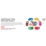 Jolly Phonics Tricky Word Wall Flowers ISBN 9781903619117 JL114