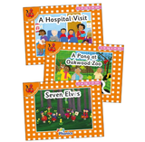 Sách Jolly Phonics Readers, Complete Set, Orange Level (pack of 21) JL816 ISBN 9781844145812 hàng chính hãng