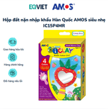 Hộp đất nặn nhập khẩu Hàn Quốc AMOS siêu nhẹ IC15P4MR