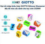 Gọt chì nhập khẩu Italy GIOTTO Stilnovo Sharpener đầy đủ màu sắc dành cho học sinh 232900