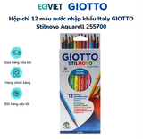 Hộp chì 12 màu nước nhập khẩu Italy GIOTTO Stilnovo Aquarell 255700