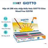 Hộp chì 288 màu nhập khẩu Italy GIOTTO Elios Wood Free 525700