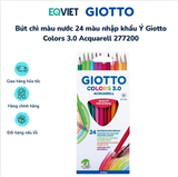Bút chì màu nước 24 màu nhập khẩu Ý Giotto Colors 3.0 Acquarell 277200