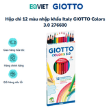 Hộp chì 12 màu nhập khẩu Italy GIOTTO Colors 3.0 276600