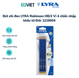 Bút chì đen LYRA Robinson HB/2 Vỉ 4 chiếc nhập khẩu từ Đức 1218004