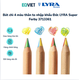 Bút chì 4 màu thân to nhập khẩu Đức LYRA Super Ferby 3713361
