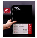 Sổ Vẽ Mont Marte Sketch Visual Art Diary Mont Marte A4 120 Tờ Định Lượng 110gsm Hàng Chính Hãng