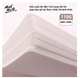 Sổ Vẽ Mont Marte Sketch Visual Art Diary Mont Marte A4 120 Tờ Định Lượng 110gsm Hàng Chính Hãng