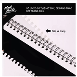 Sổ Vẽ Mont Marte Sketch Visual Art Diary Mont Marte A4 120 Tờ Định Lượng 110gsm Hàng Chính Hãng