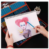 Sổ Vẽ Mont Marte Sketch Visual Art Diary Mont Marte A4 120 Tờ Định Lượng 110gsm Hàng Chính Hãng