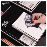 Sổ Vẽ Mont Marte Sketch Visual Art Diary Mont Marte A4 120 Tờ Định Lượng 110gsm Hàng Chính Hãng