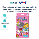 Bộ đồ chơi trang trí thông minh nhập khẩu Hàn Quốc AMOS Glass Deco Sundeco Fairy Tale SD10P6-F - Chủ đề Truyện Cổ tích