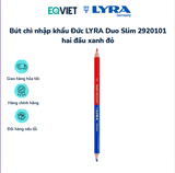 Bút chì nhập khẩu Đức LYRA Duo Slim 2920101 hai đầu xanh đỏ
