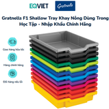 Gratnells F1 Shallow Tray Khay Nông Dùng Trong Học Tập - Nhập Khẩu Chính Hãng