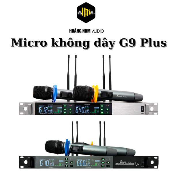 マイク　7ACOUSTIC G9PLUS Micro 7Acoustic G9 Plus hát nhẹ, bắt sóng khoẻ | Hoàng Nam Audio