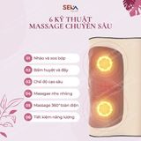 A477- Gối massage Cổ vai gáy Seka