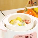 A174 - Nồi nấu cháo chậm SeKa GT68 1l MÀU HỒNG