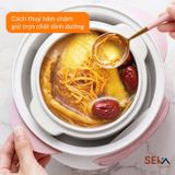 A174 - Nồi nấu cháo chậm SeKa GT68 1l MÀU HỒNG