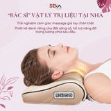 A477- Gối massage Cổ vai gáy Seka