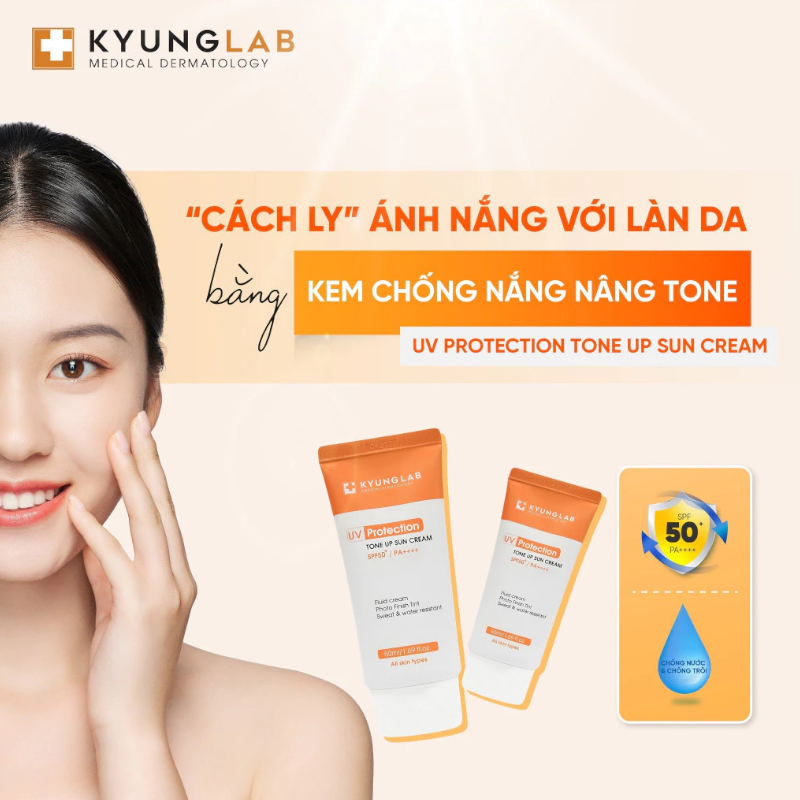A330 - Kem Chống Nắng Kyung Lab UV Protection Tone Up Sun Cream Bảo Vệ Da Tối Ưu 50ml