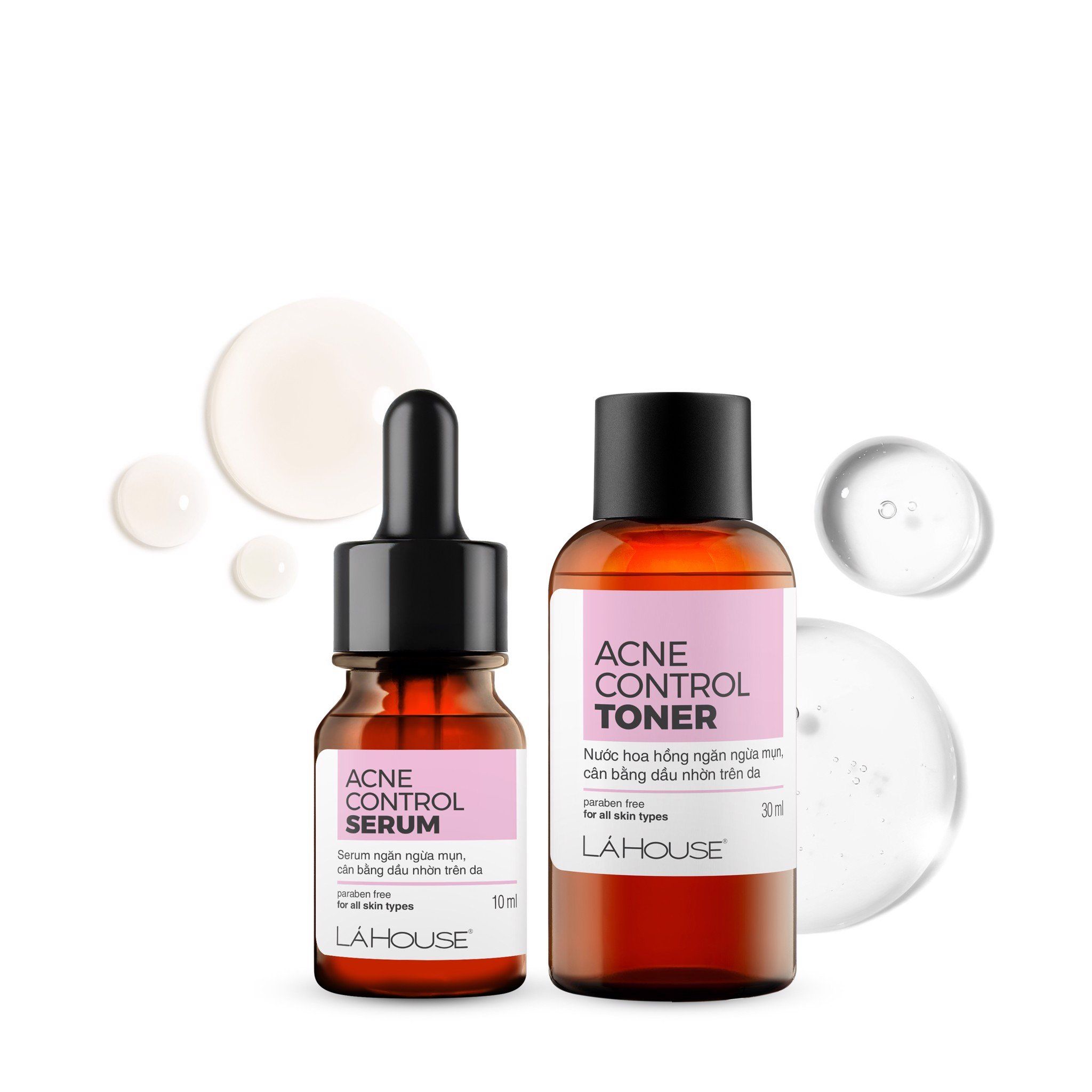 Acne Control Toner 30 ML + Acne Control Serum 10 ML- SEM