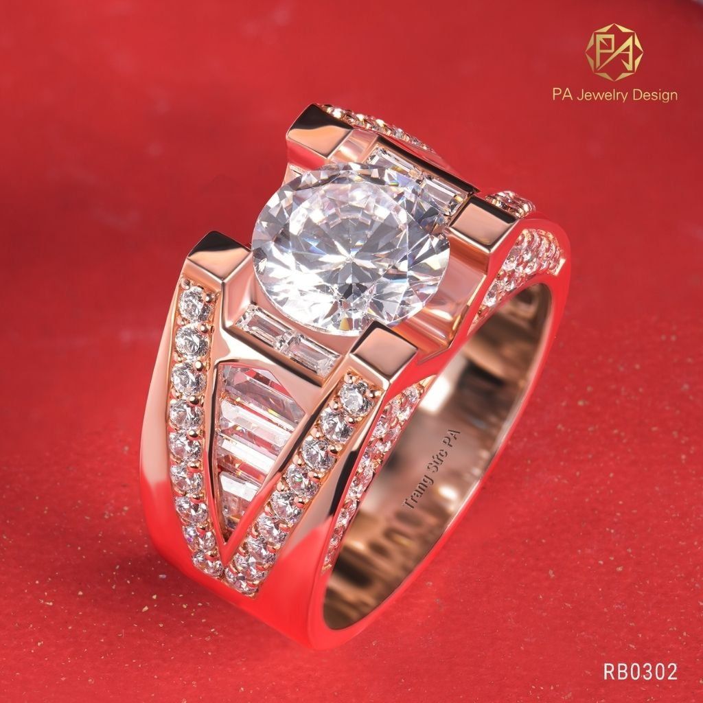 Nhẫn Nam RB0302 Bạc Cao Cấp