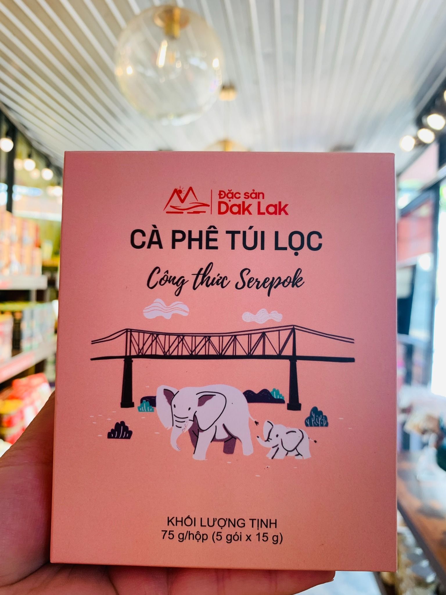 Cà phê rang xay - Cà phê túi lọc Drip - Serepok