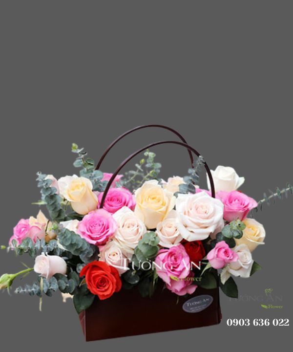Giỏ Hoa Dịu Dàng - S286