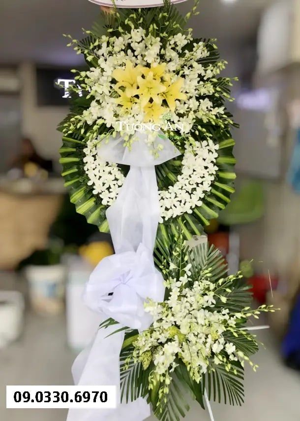 Vòng Hoa Viếng Công Giáo - B254