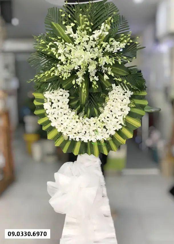 Vòng Hoa Chia Buồn Giá Rẻ - B270