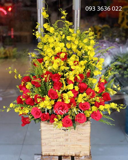 Giỏ Hoa Nồng Thắm - S561