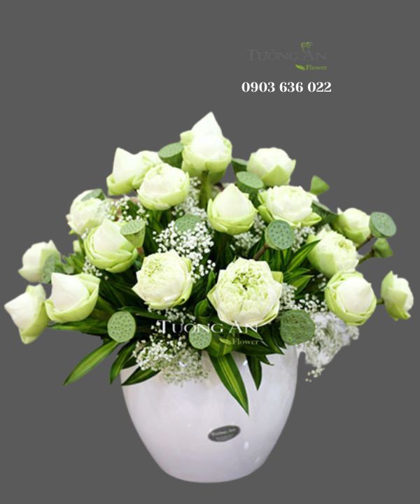 Bình Hoa Sen Việt - S85