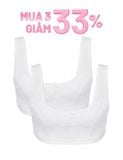  Combo 2 Áo lót học sinh iBasic phối ren cotton USA kháng khuẩn - BRAT003 