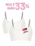  Pack 2 Áo ngực học sinh iBasic cotton USA kháng khuẩn dây nhỏ BRAT027-PA2 