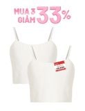  Pack 2 Áo lót học sinh iBasic cotton USA kháng khuẩn tròng cổ daily iBasic - BRAT029-PA2 