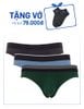  Combo 3 quần lót nam iBasic thun lạnh brief poly - PANM006 