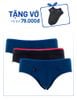  Combo 3 quần lót nam iBasic phom brief lưng thun poly trơn - PANM118 