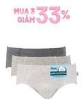  Pack 3 quần lót bé trai iBasic phom tam giác cotton USA kháng khuẩn - PANB029-PA3 