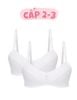  Combo 2 Áo lót học sinh iBasic cotton USA kháng khuẩn cài sau - VA107 