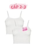  Pack 2 áo lá nữ iBasic cotton phom ngắn - VA111-PA2 