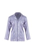  Đồ bộ nam mặc nhà iBasic lụa satin pyjama sọc tay dài quần dài - HOMM020 