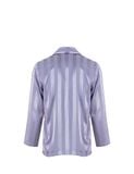  Đồ bộ nam mặc nhà iBasic lụa satin pyjama sọc tay dài quần dài - HOMM020 