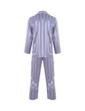  Đồ bộ nam mặc nhà iBasic lụa satin pyjama sọc tay dài quần dài - HOMM020 