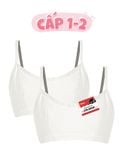  Pack 2 Áo ngực học sinh iBasic cotton USA kháng khuẩn dây nhỏ BRAT027-PA2 