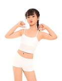  Pack 2 Áo lót học sinh iBasic cotton USA kháng khuẩn tròng cổ daily iBasic - BRAT029-PA2 