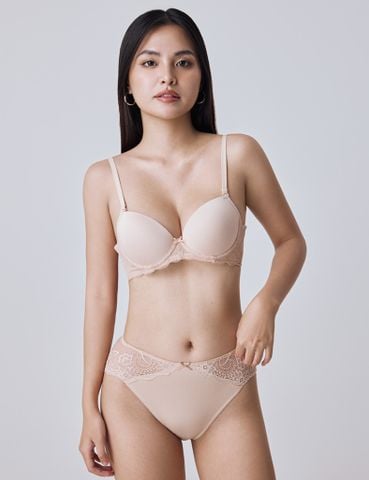  Áo ngực mút vừa iBasic cup demi phối ren - BRAW104 
