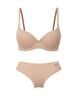  [NUDE TONE] Bra Set áo ngực nữ iBasic có gọng mút vừa và Quần lót nữ iBasic thun lạnh Smoothies bikini BRAW130+PANW130 