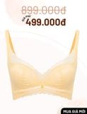  Áo ngực U-BRA có gọng mút mỏng ren Cup T-Shirt iBasic - BRAW132 