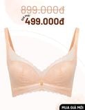  Áo ngực U-BRA có gọng mút mỏng ren Cup T-Shirt iBasic - BRAW132 